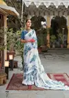 White Special By Kashvi Dull Moss Daily Wear Sarees Wholesale Shop In Surat	